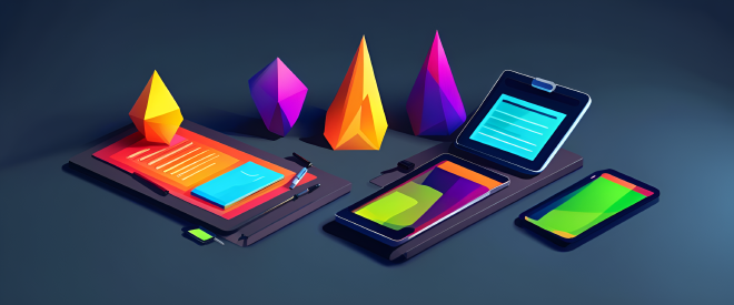 A laptop, a clipboard with a checklist, a mobile phone